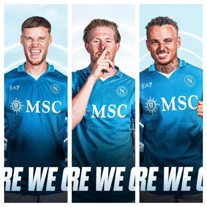 😍豪购！那不勒斯6000万敲定两新援，还想签努涅斯联手德布劳内